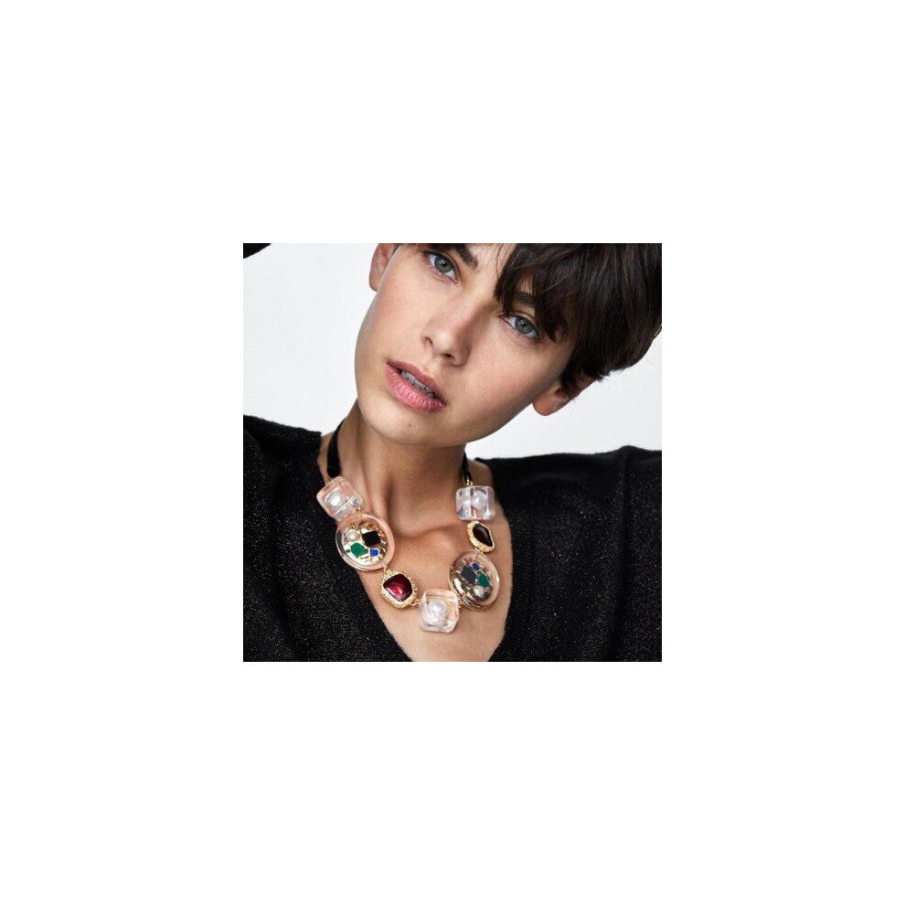 (10105) Women Bohemian Statement Metal Necklace& Pendant Gifts