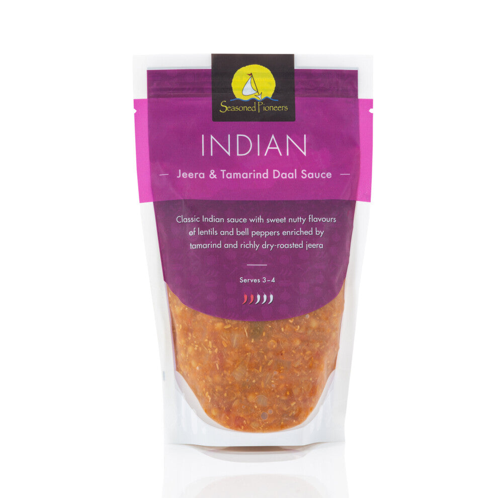 Indian Jeera & Tamarind Daal Gourmet Vegan 100% Natural Cooking Sauce 400g