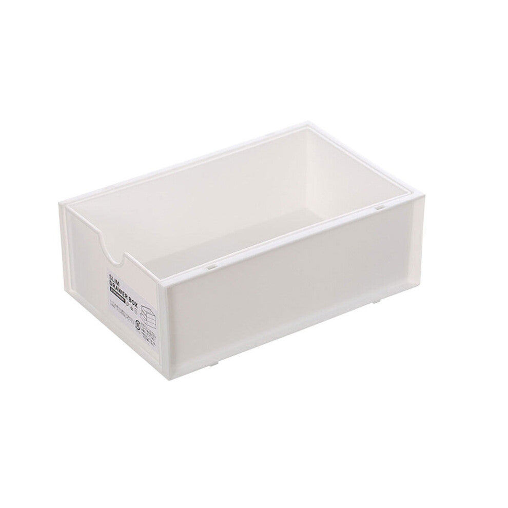 3Pcs Stackable Desktop Drawer Storage Box Sundries Case Cosmetic Jewelry Box Desktop Makeup Organizer Sundries Plastic Box