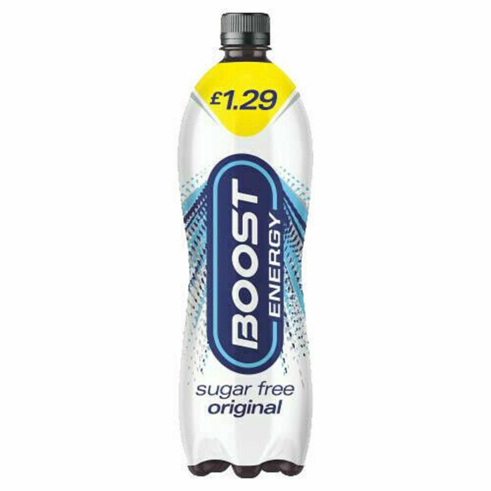 (12x1Ltr, Original Sugar Free) Boost Energy Drink 1 Ltr Original - Sugar Free
