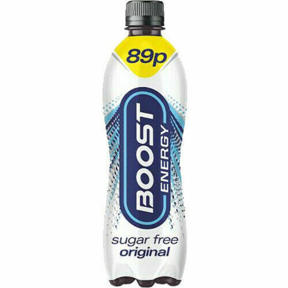 (6x500ml, Original Sugar Free) Boost Energy Drink 500ml All Flavours