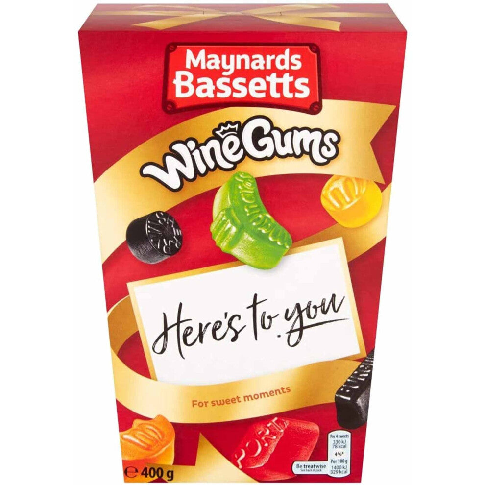 Maynards Bassetts Wine Gums Gift Box 400g