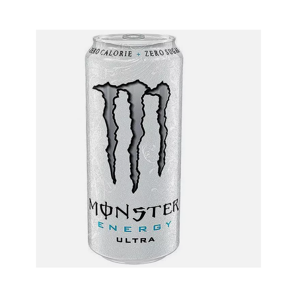 (Ultra White, 6 Cans) Monster Energy Drink 500ml Original Zero Sugar