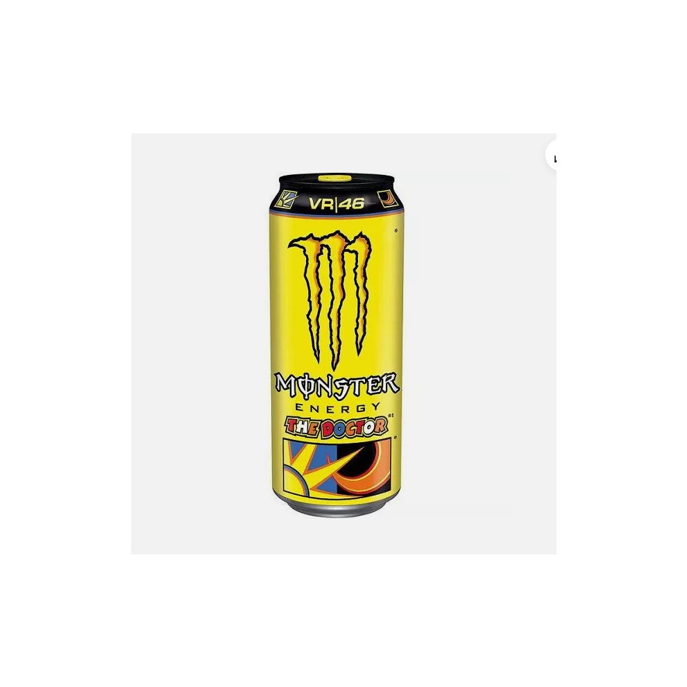 (The Doctor Rossi, 6 Cans) Monster Energy Drink 500ml Original Zero Sugar