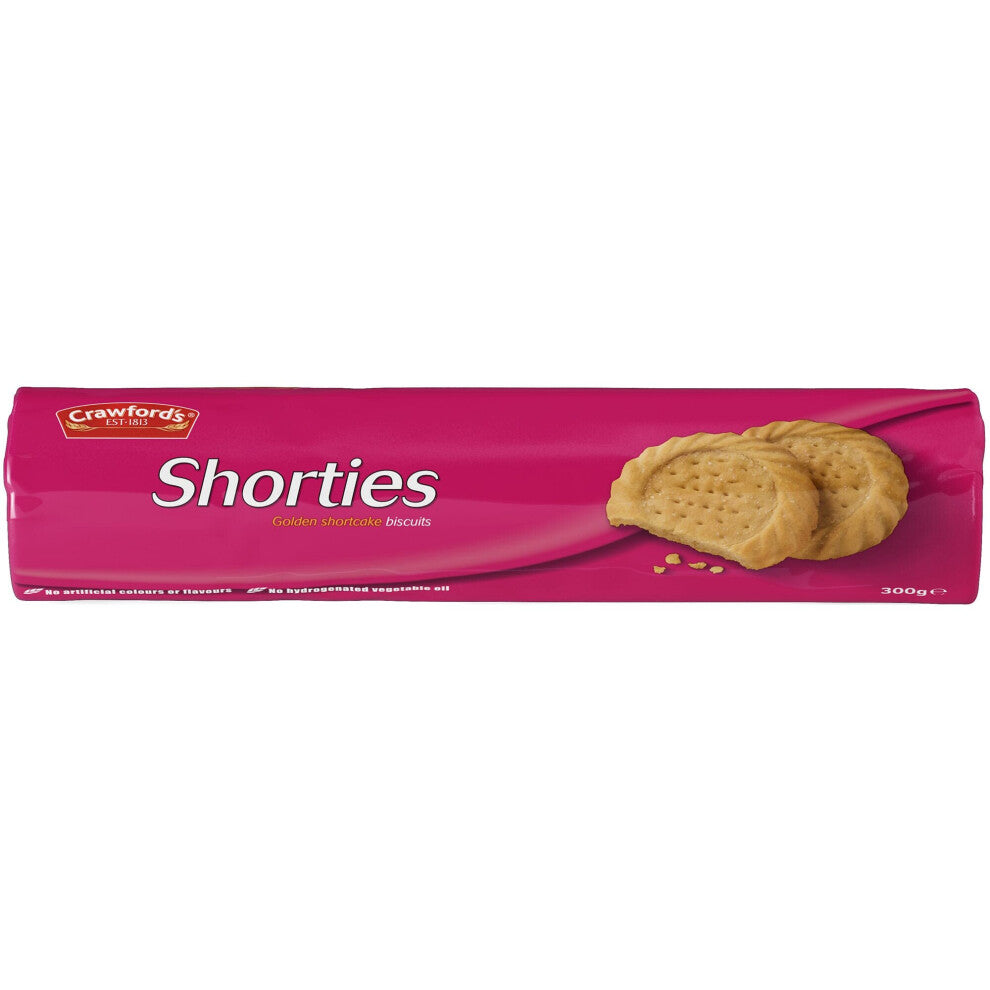 Crawfords Shorties Golden Shortcake Biscuits - 24x300g