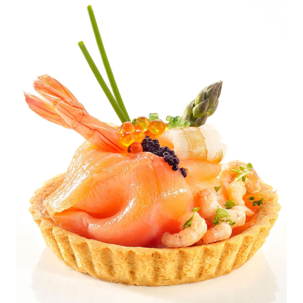 Pidy Neutral Shortcrust Fluted Tartlets 8.5cm - 1x135