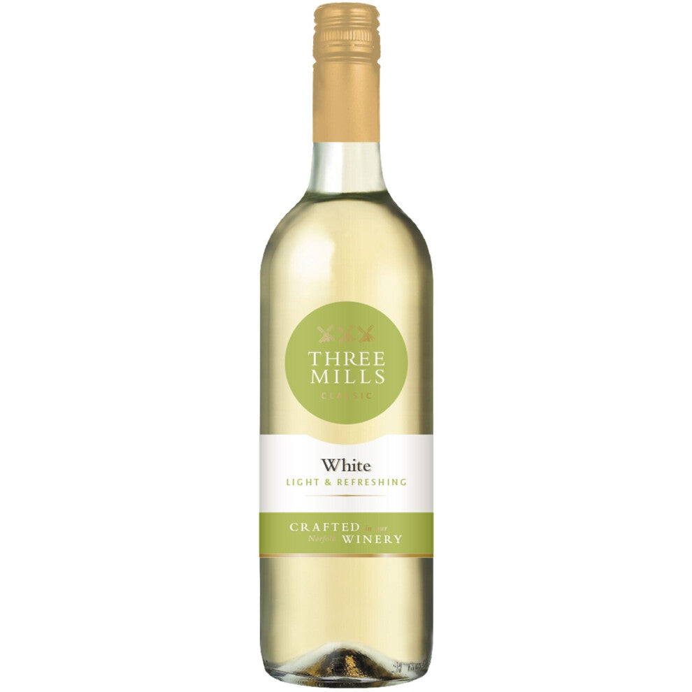 Three Mills Classic White Wine - 6x75cl