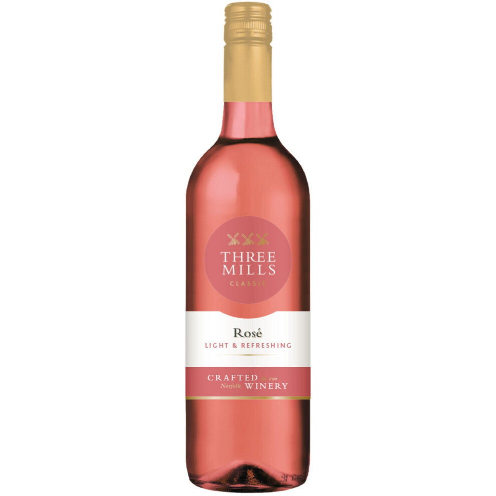 Three Mills Classic Rose Wine - 6x75cl