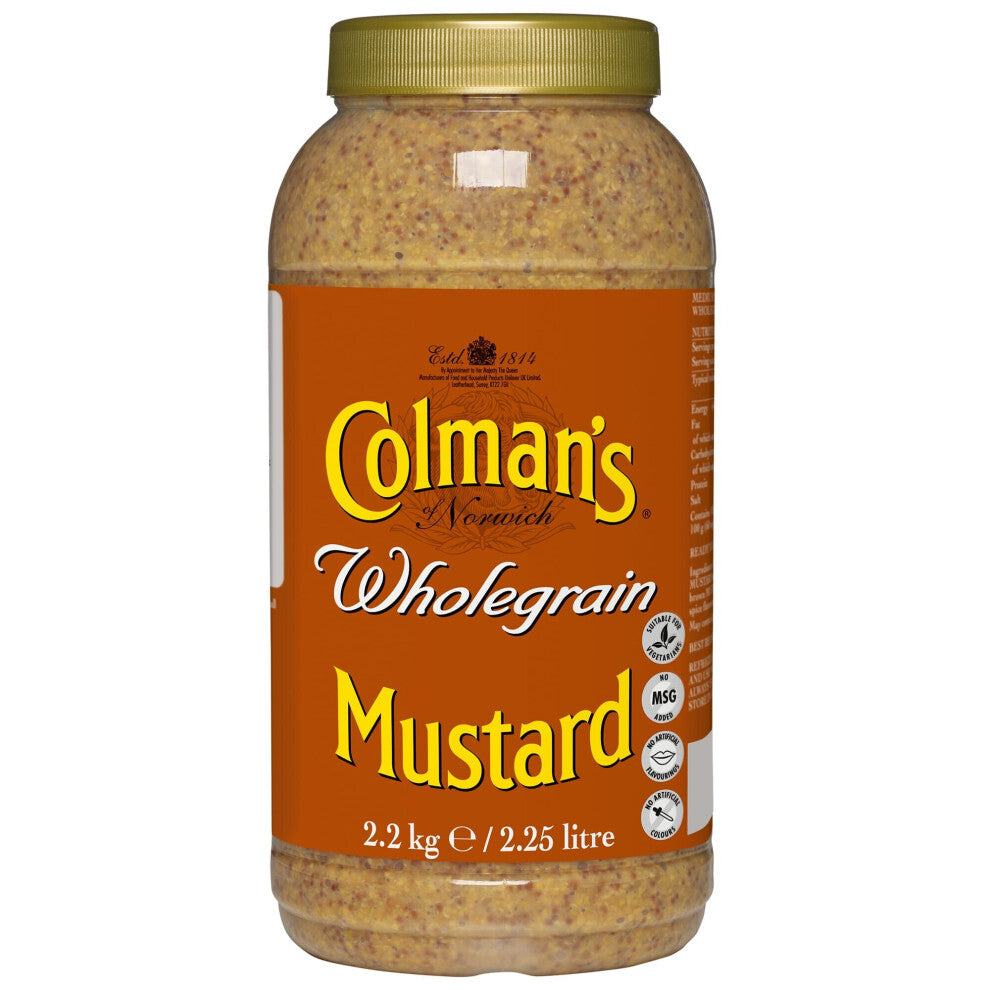 Colman's Professional Wholegrain Mustard - 2x2.25ltr