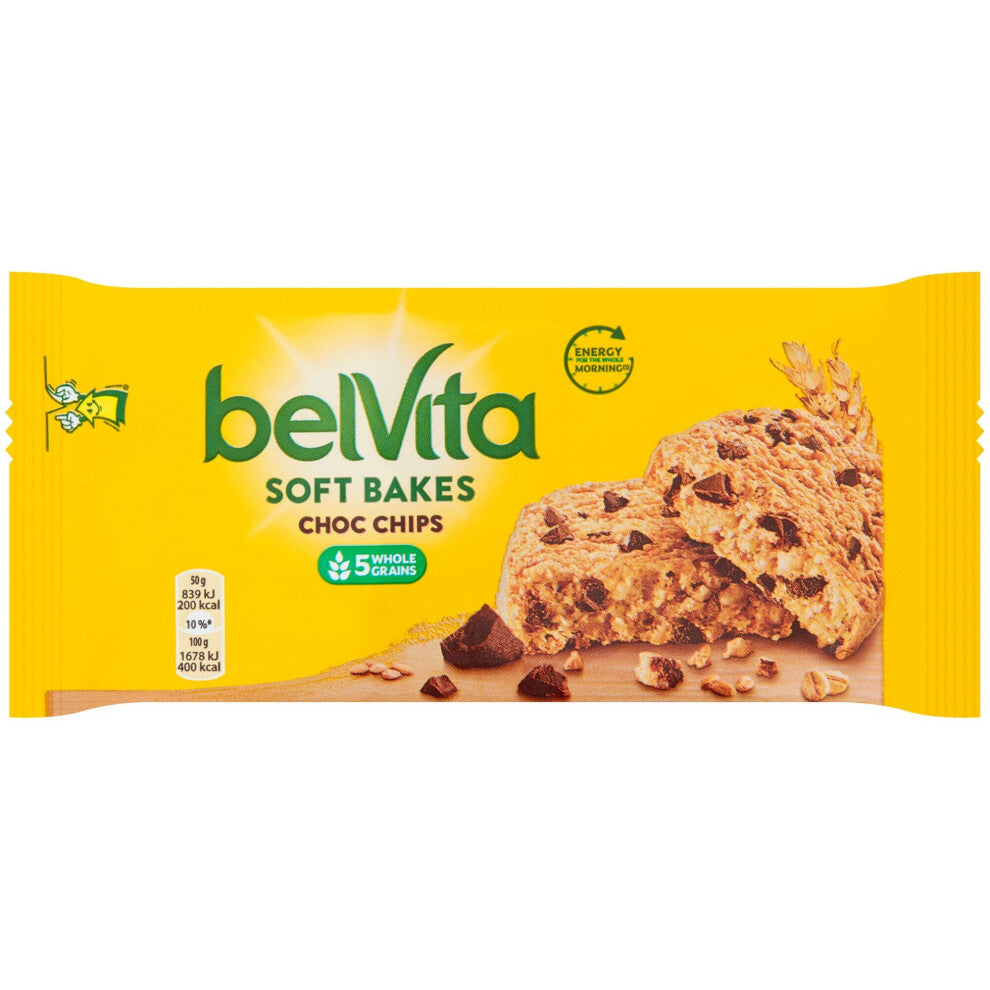 Belvita Chocolate Chip Soft Bake Breakfast Biscuits - 20x50g