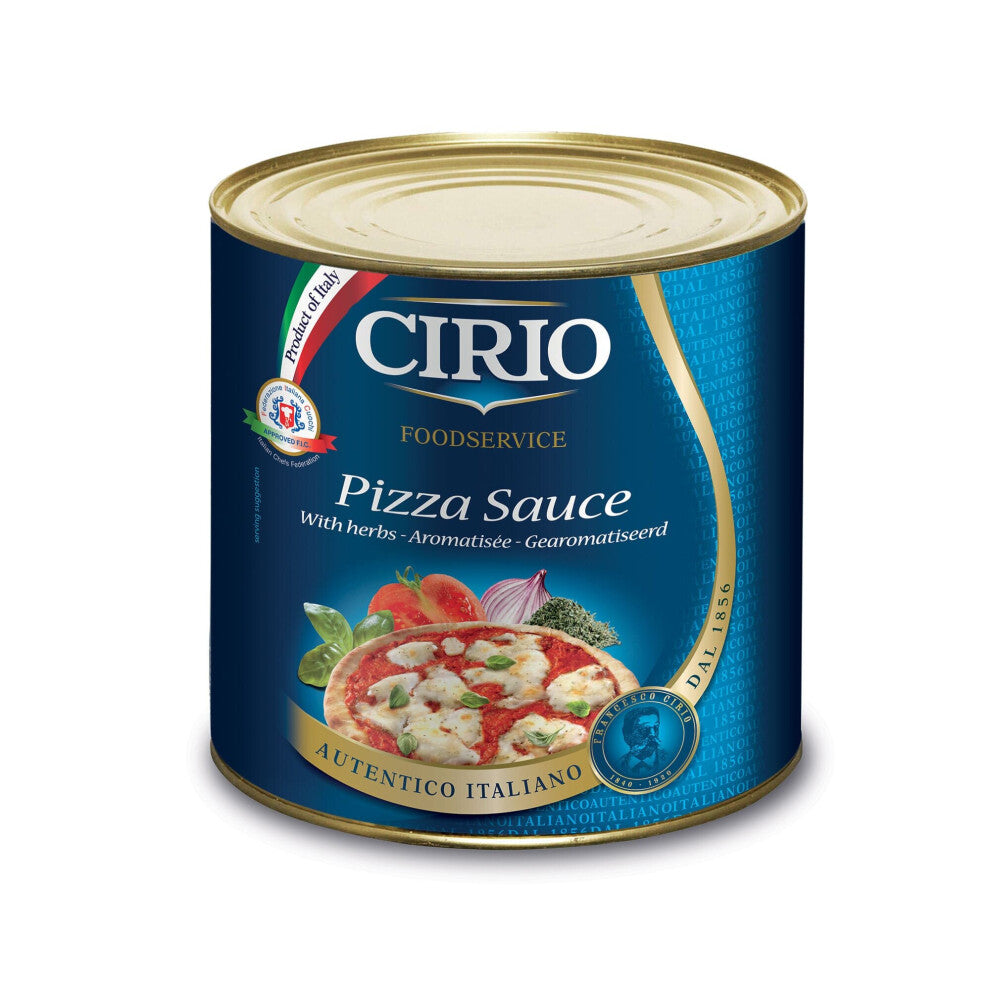 Cirio Pizza Sauce with Herbs - 6x2.55kg