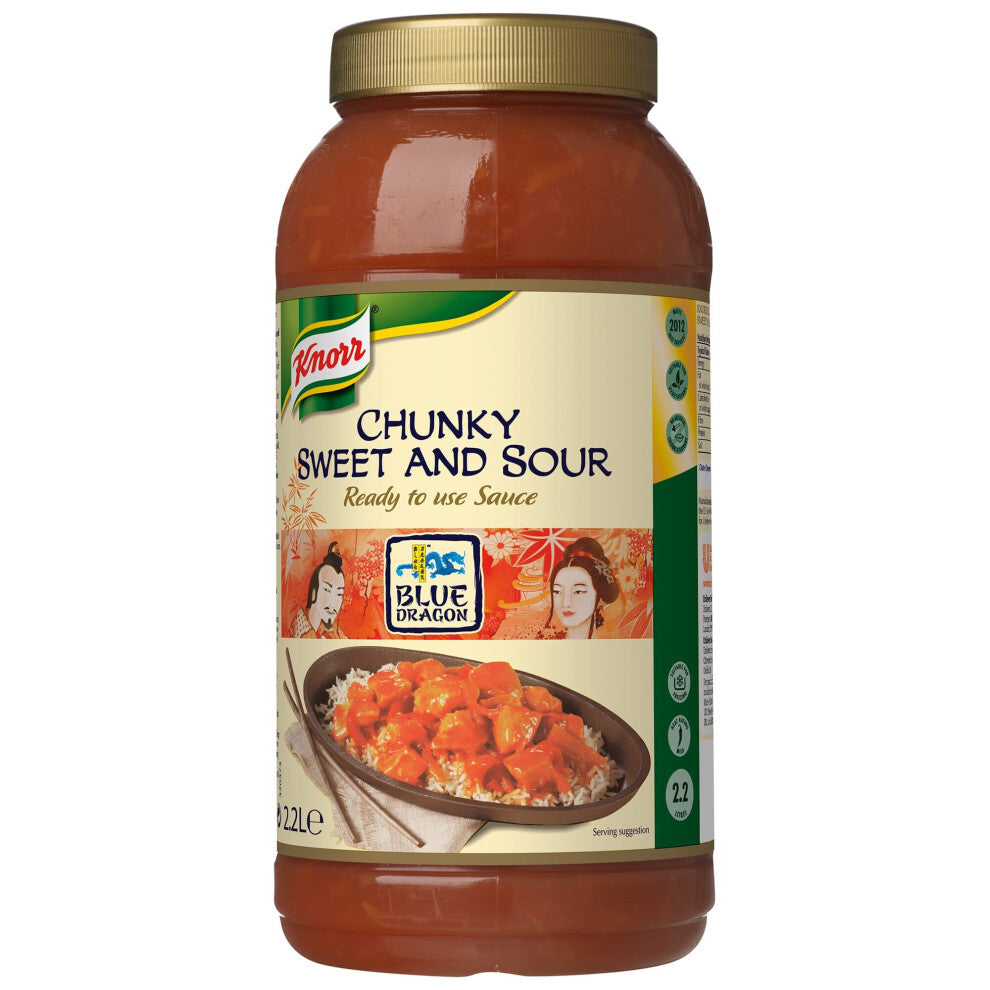 Knorr Blue Dragon Chunky Sweet & Sour Sauce - 2x2.2ltr
