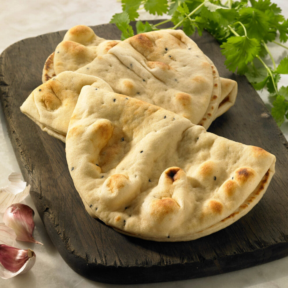 Baked Earth Frozen Large Folded Naan Breads - 24x80g