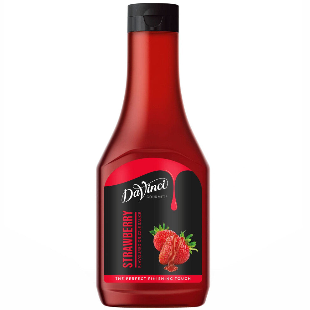 DaVinci Strawberry Drizzle Sauce - 12x500g