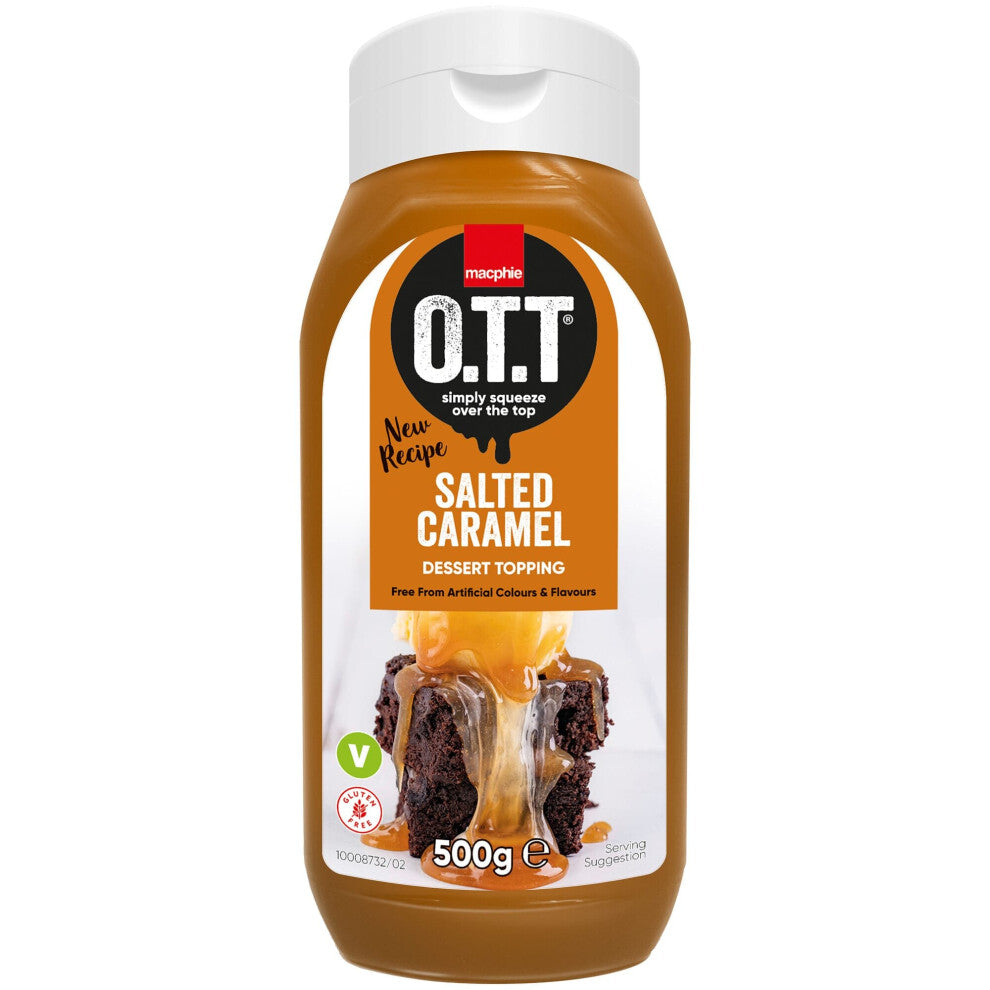 OTT Salted Caramel Dessert Topping Sauce - 6x500g