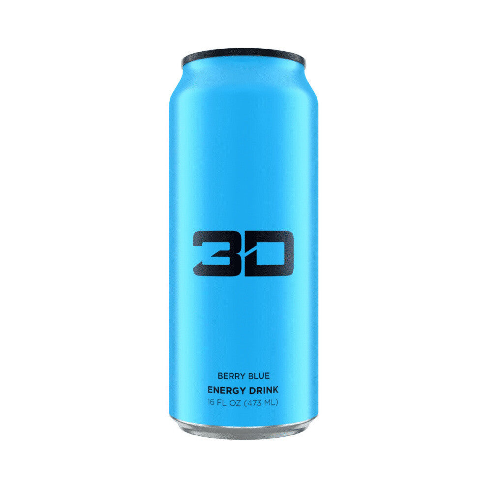 3D Berry Blue Energy Drink 473ml