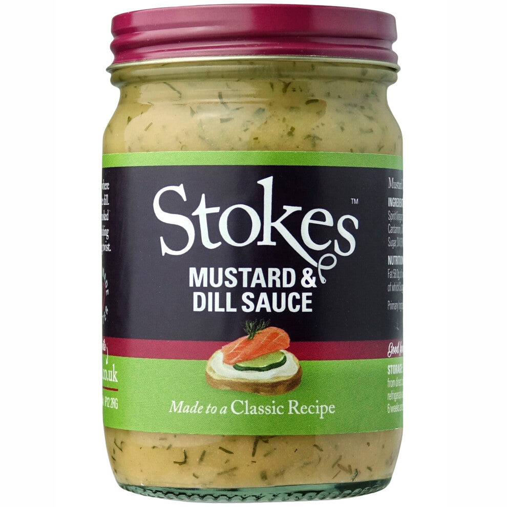 Stokes Mustard and Dill Sauce - 6x165g