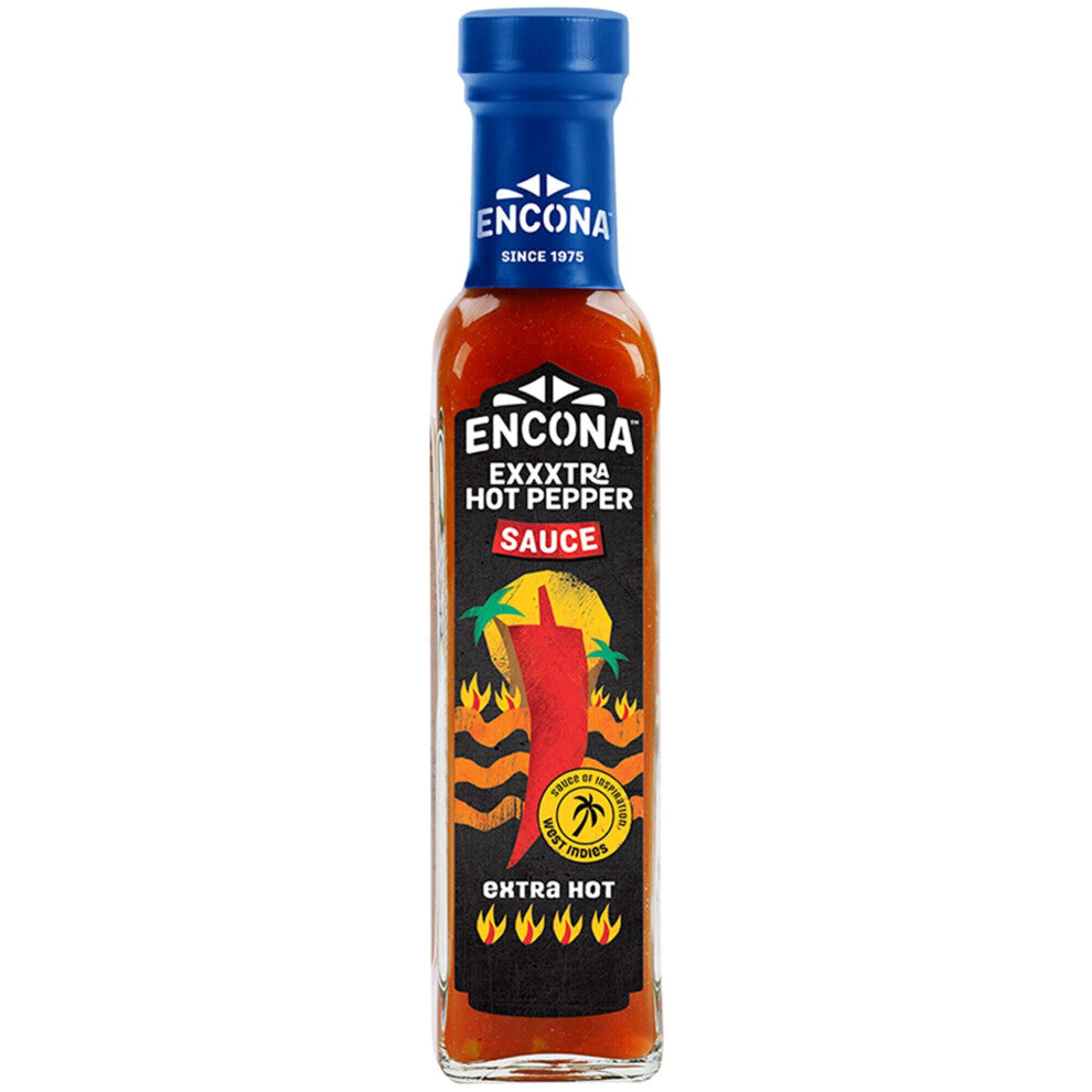 Encona Extra Hot Pepper Sauce - 6x142ml