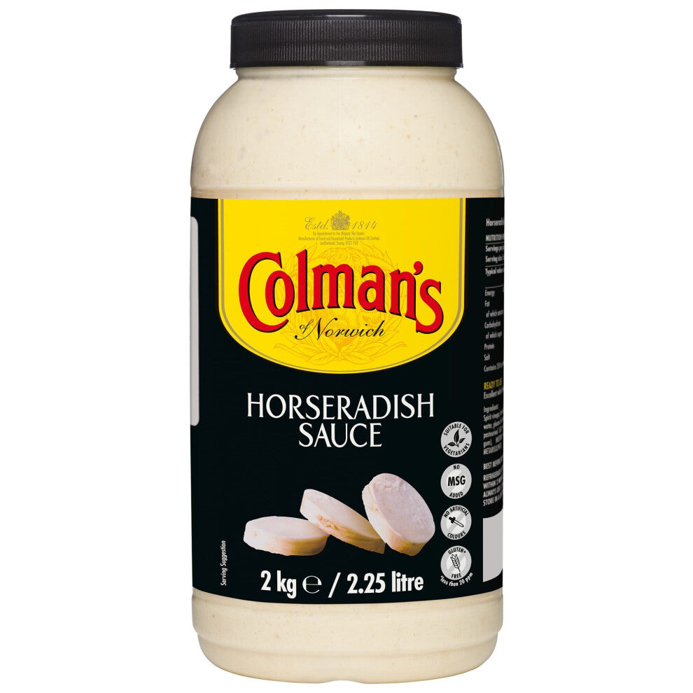 Colman's Professional Horseradish Sauce - 2x2.25ltr