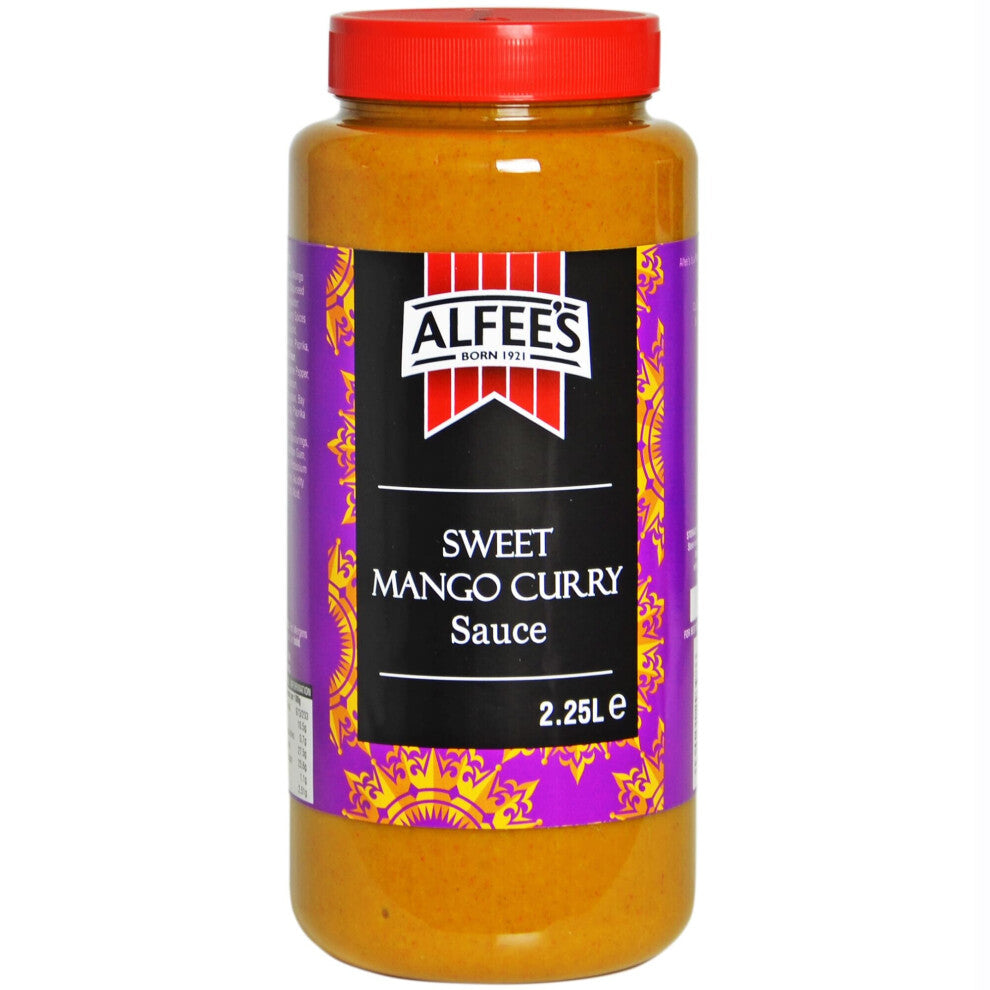 Alfee's Sweet Mango Curry Sauce - 1x2.25ltr