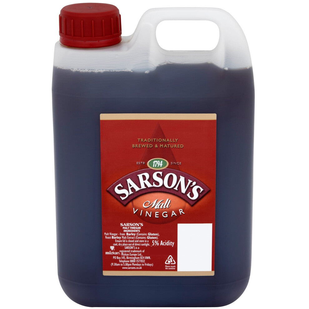 Sarsons Malt Vinegar - 2x5ltr