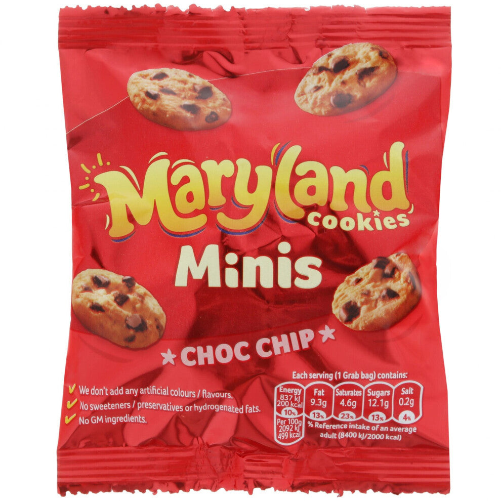 Maryland Cookies Minis Choc Chip - 48x40g