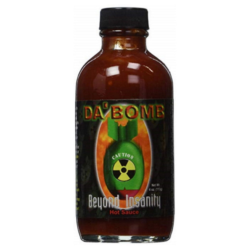 Da' Bomb Beyond Insanity Extremely Hot Habanero Pepper Chilli Sauce 113g