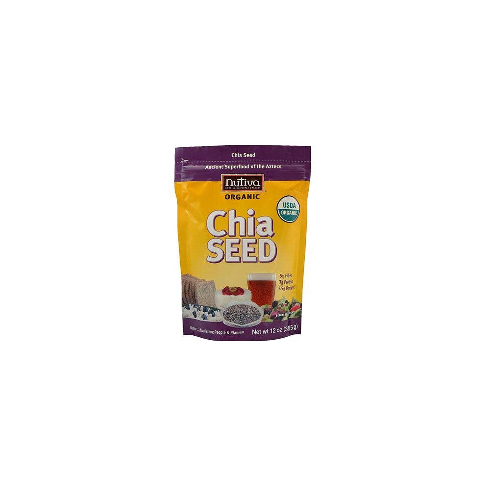 Nutiva Organic Chia Seeds (1x12 Oz)