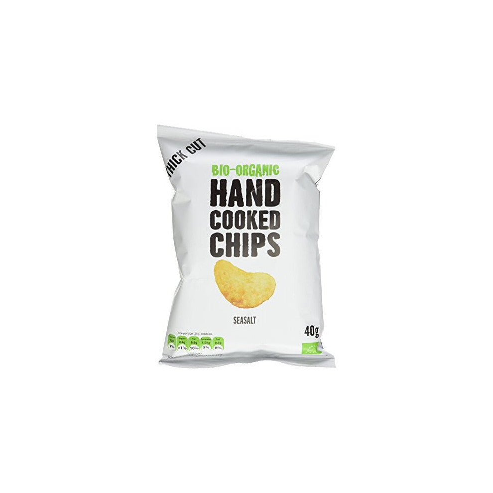 Trafo Organic Hand Cooked Salt Crisps 40g (Pack of 15)