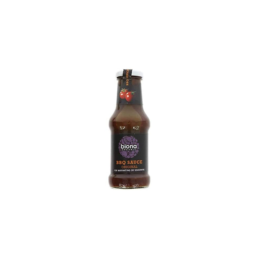 Biona BBQ Brown Sauce Organic 250ml (Pack of 6)