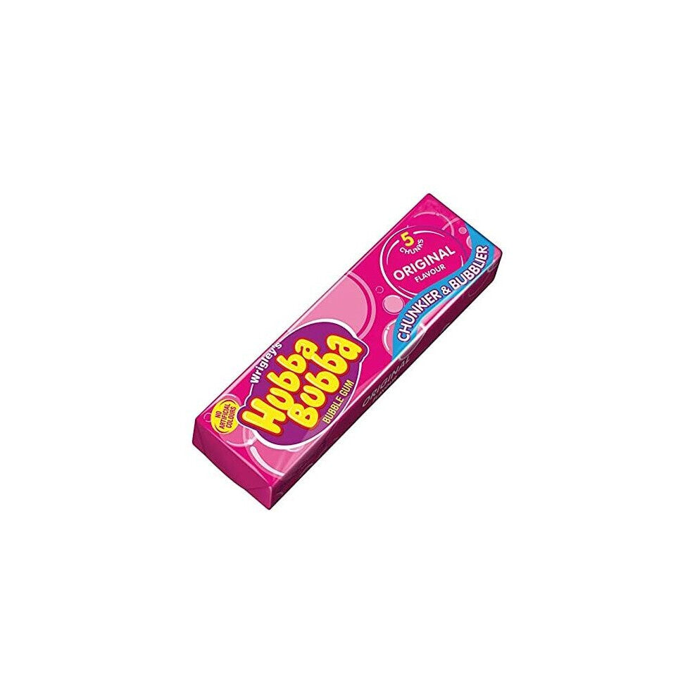 WRIGLEY'S HUBBA Bubba Original Bubble Gum (Pack of 20)