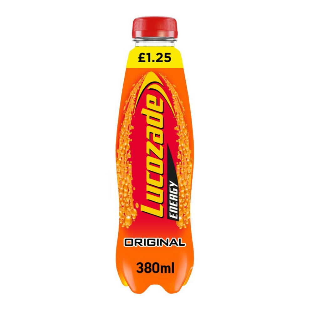 Lucozade Energy Drink Original 380ml  (Pack of 24 )