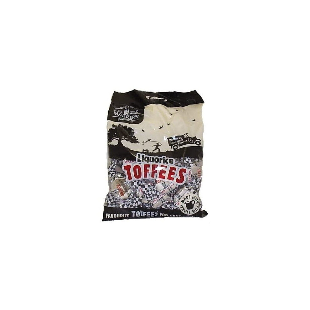 Walkers Liquorice Nonsuch Toffee - Case of 12 x 150g by Walkers Toffee