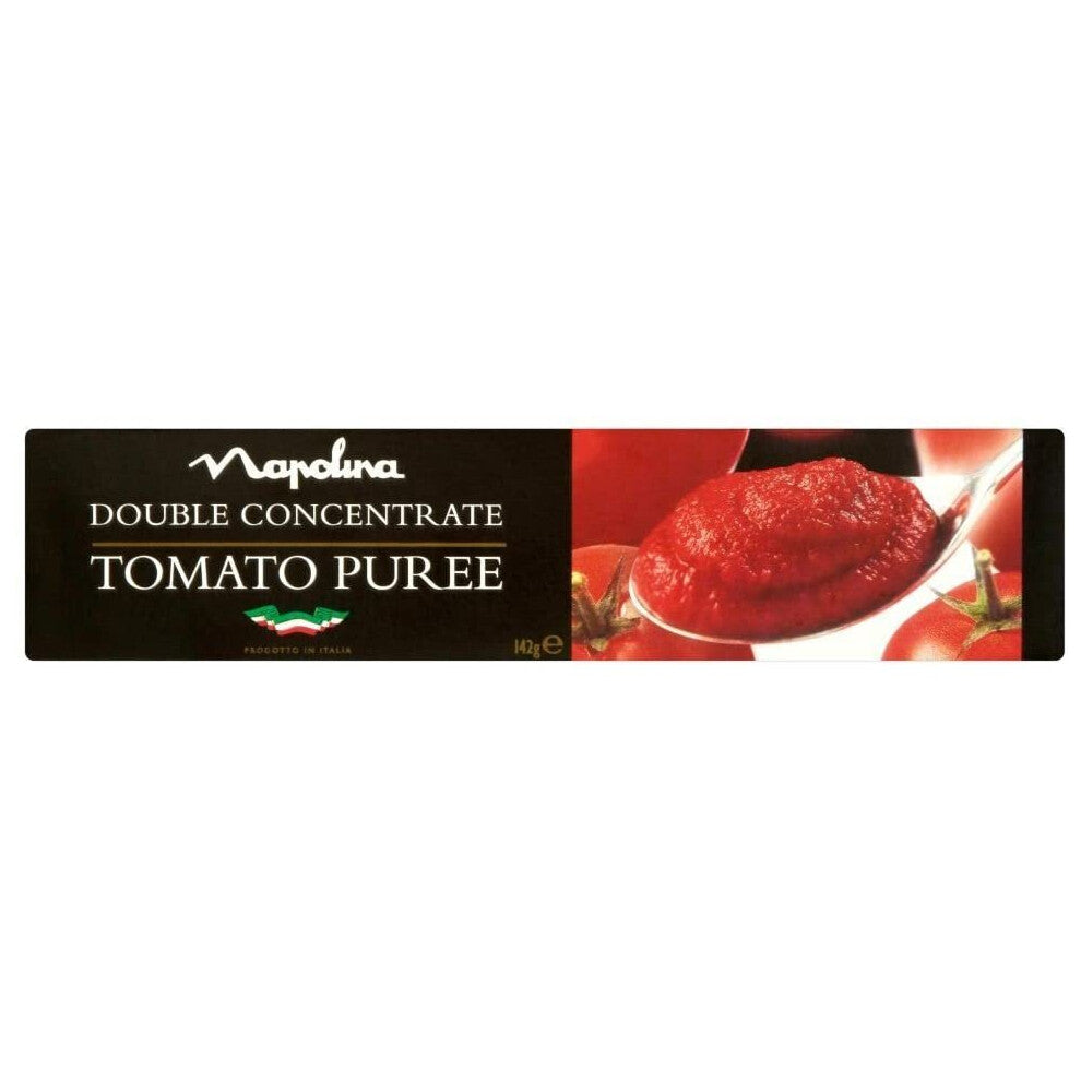 Napolina Tomato Puree Tube - 142g - Pack of 2 (142g x 2 Tubes)
