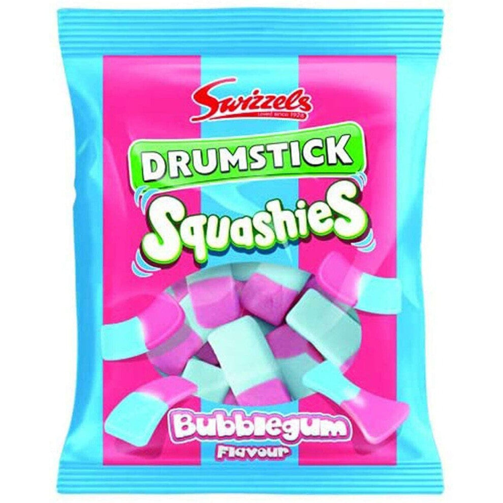 Swizzels Matlow Drumstick Squashies Sweets 160g (Bubblegum, 40 Packs)