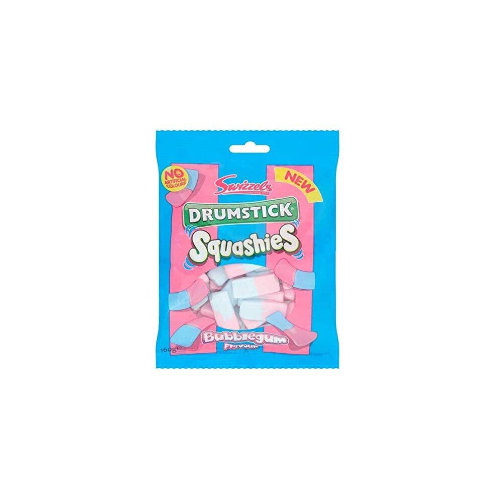 Swizzels Matlow Drumstick Squashies Sweets 160g (Bubblegum, 5 Packs)