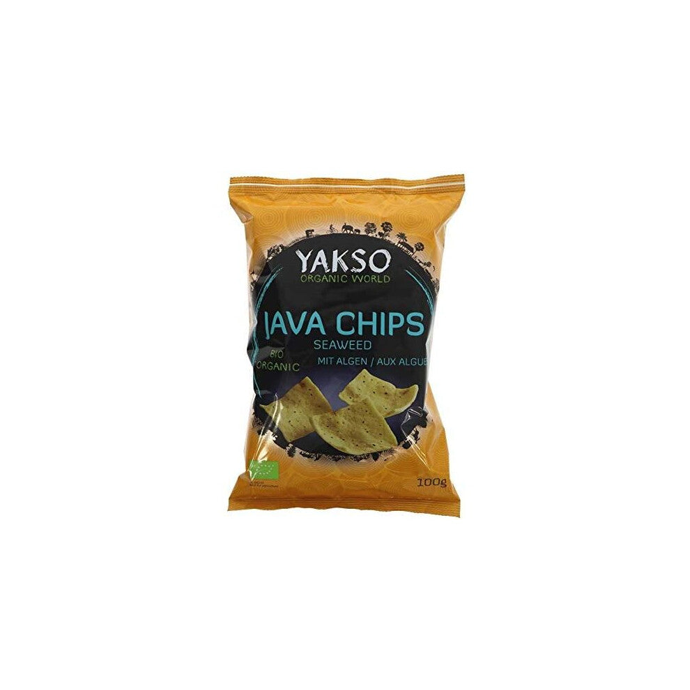 Yakso Java Chips - Seaweed 100g (Pack of 10)