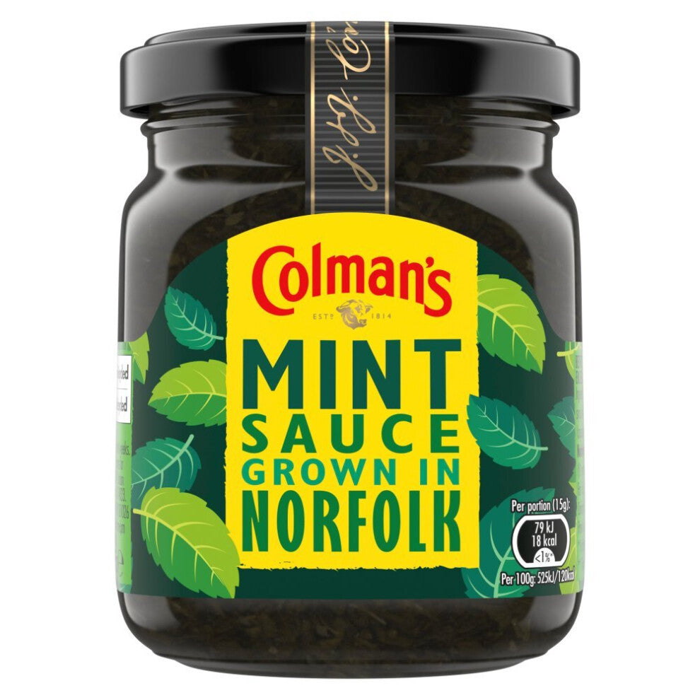Colmans Sauce Jar Mint 165g (Pack of 4)