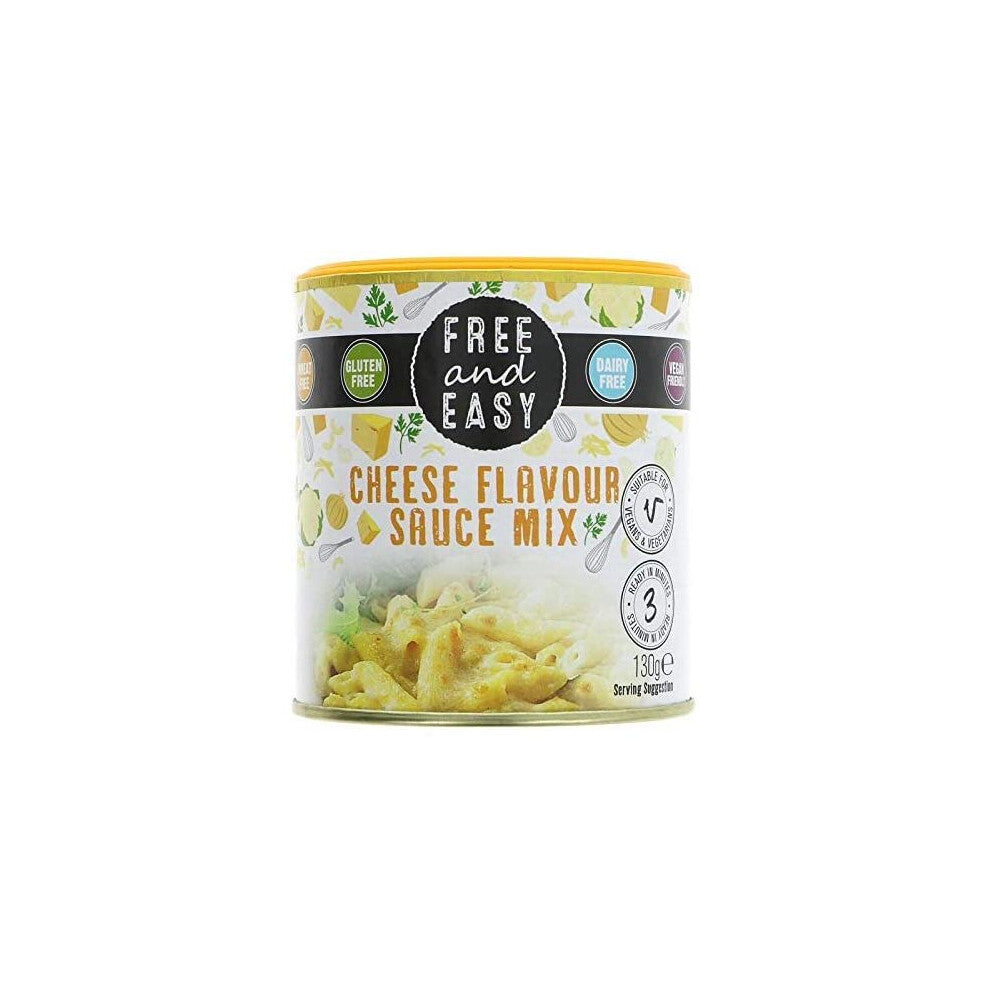 Free and Easy Cheese Flavour Sauce Mix 130 g (Pack of 6)