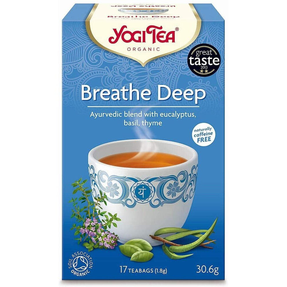 Yogi Tea | Breathe Deep - Organic | 2 X 6 X 17 Bags
