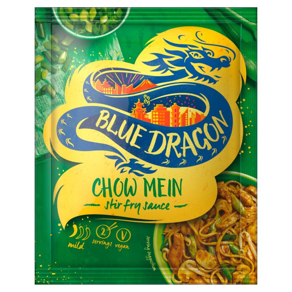 Blue Dragon Chow Mein Stir Fry Sachet Sauce 120g (Pack of 8)