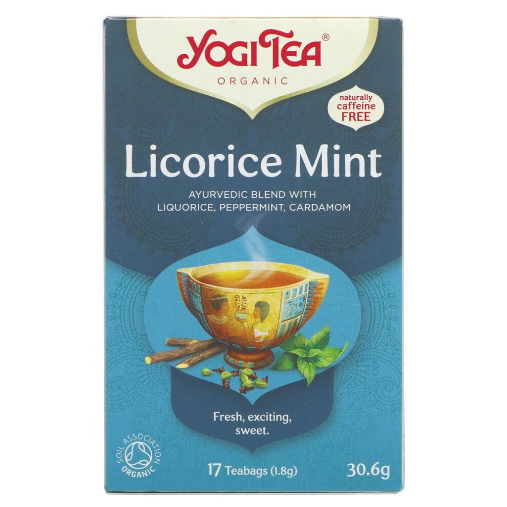 Yogi Tea Liquorice Mint 17 bags ( Pack of 12 )