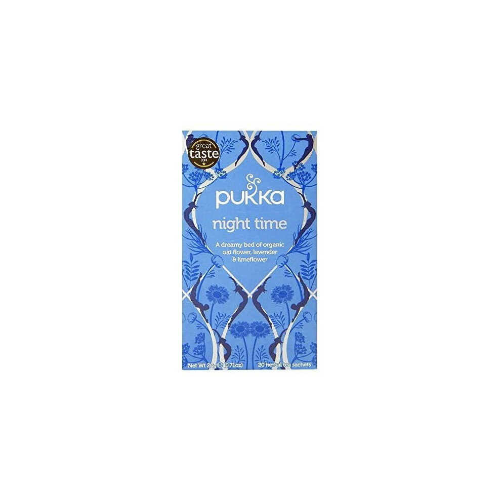 Pukka Tea - Night Time - (Pack of 2) 20g net weight each by Pukka