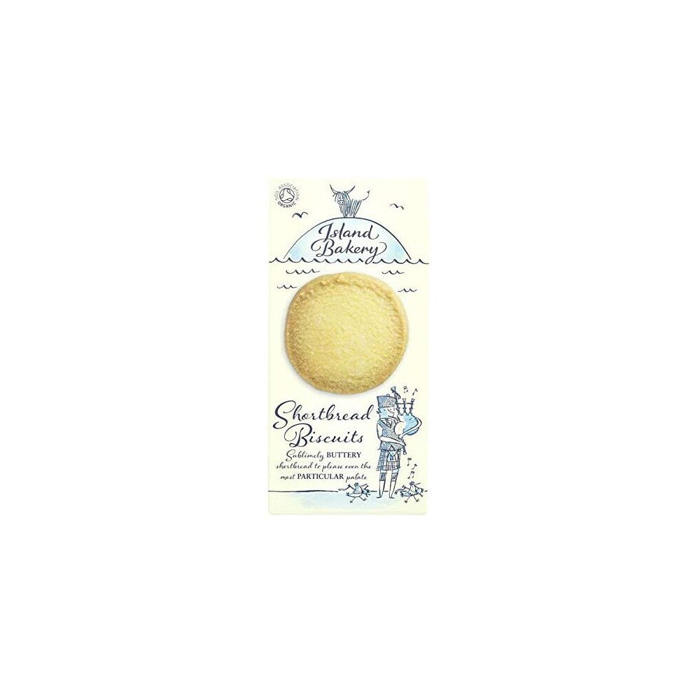 Island Bakery Organics Shortbread Biscuits 150g (Pack of 12)