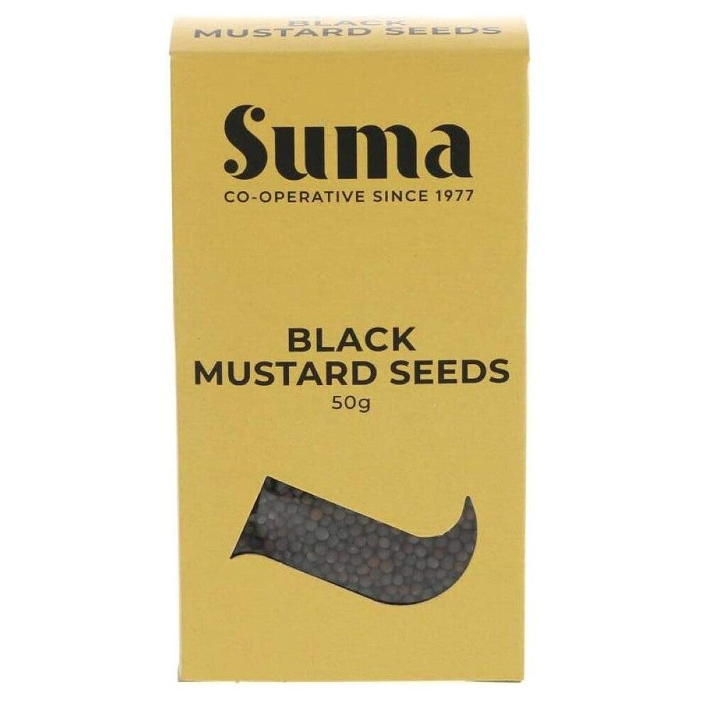 Suma Mustard Seeds - Black 50g (Pack of 6)