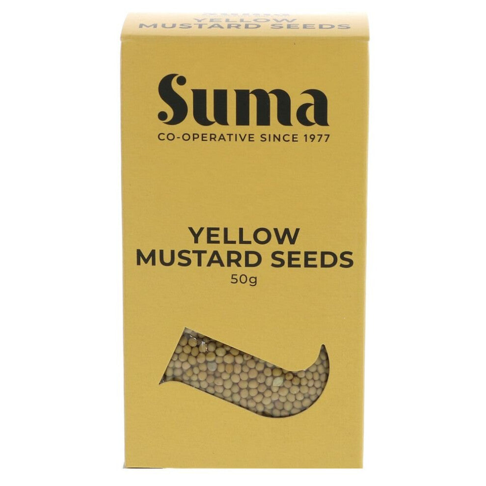 Suma Mustard Seeds - Yellow 50g (Pack of 6)