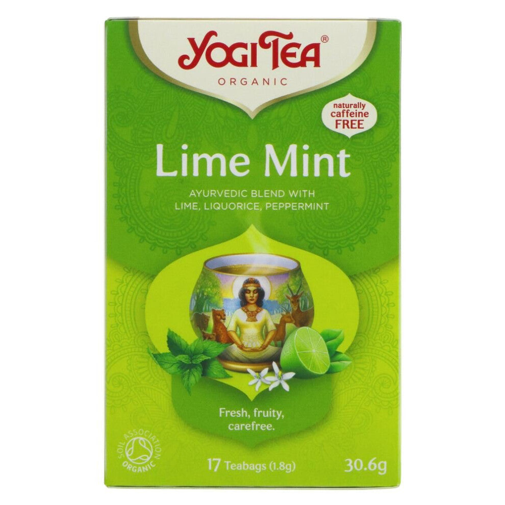 Yogi Tea Lime Mint 17 bags ( Pack of 6 )