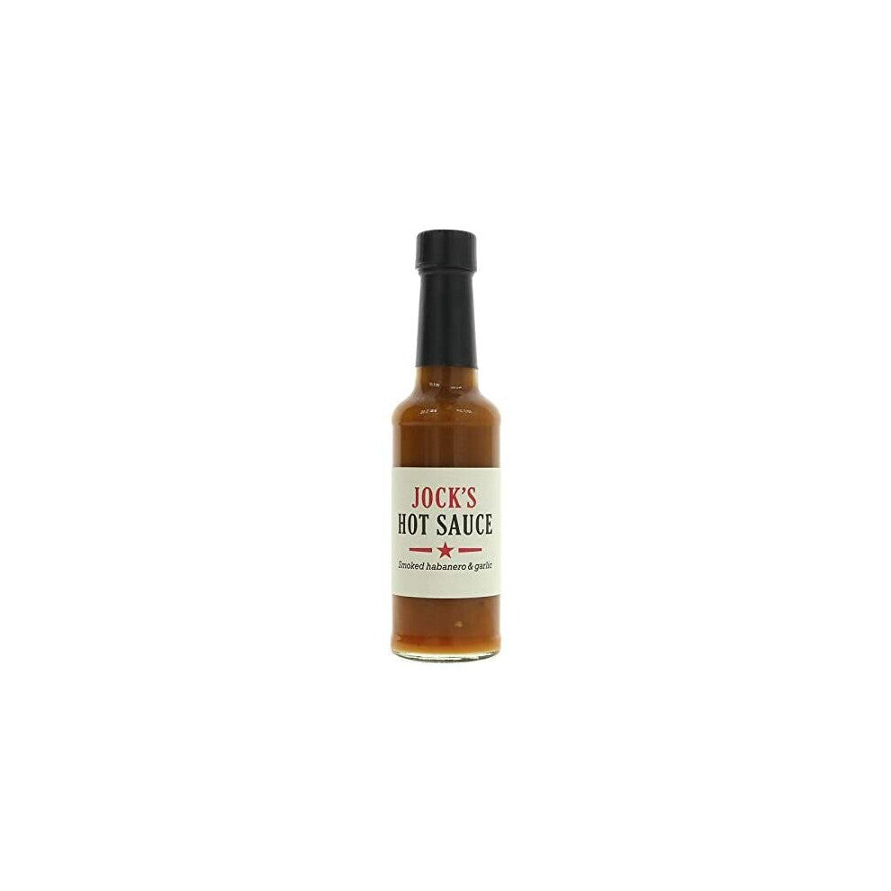 Jock's Hot Sauce Smoked Habanero Chilli Sauce 150ml (Pack of 6)