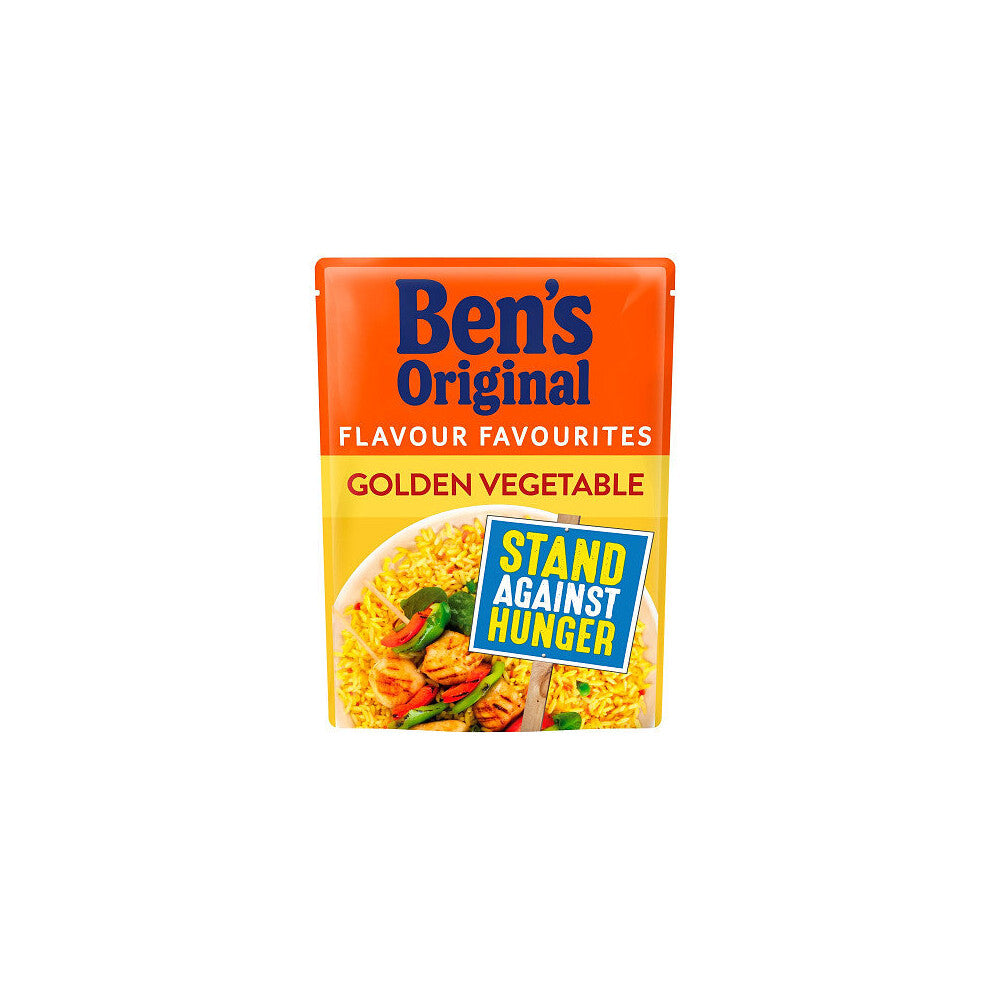 Bens Original Golden Vegetable Microwave Rice 250g (Pack of 6)