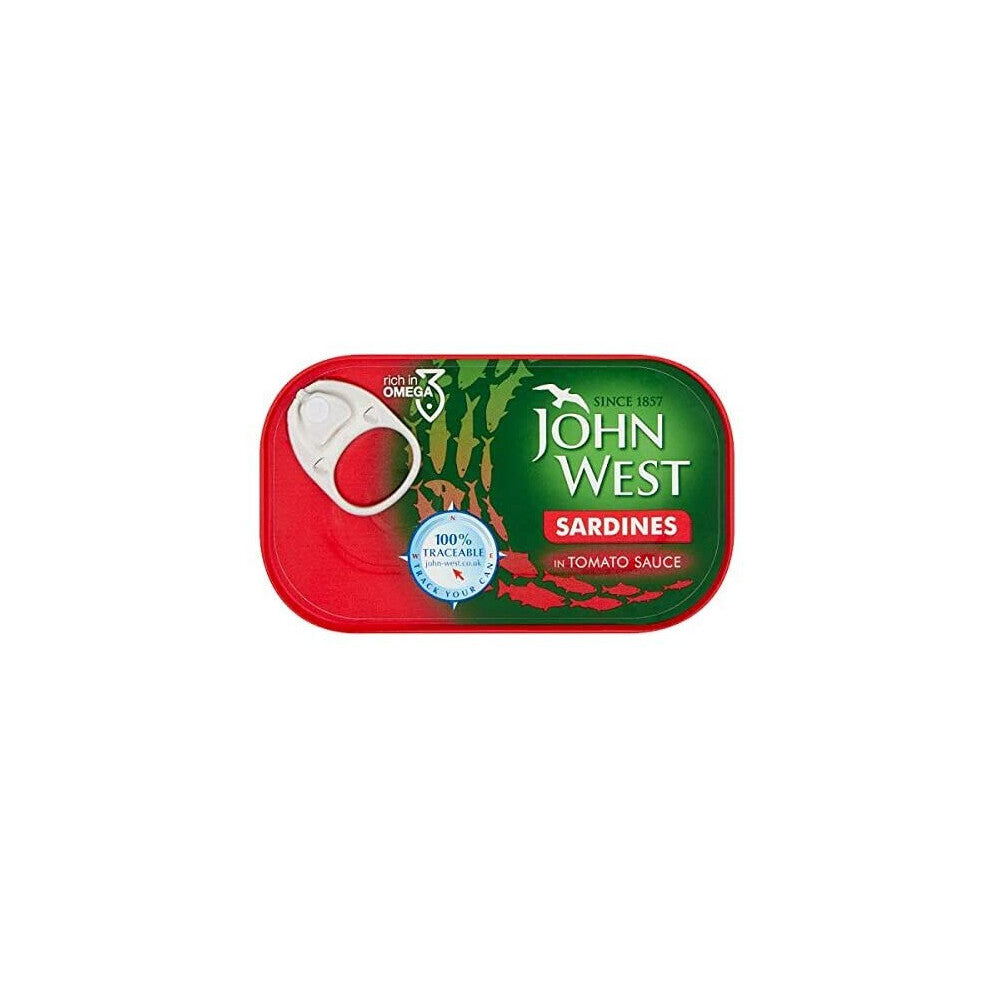 John West Sardines in Tomato Sauce 120g Pack of 12